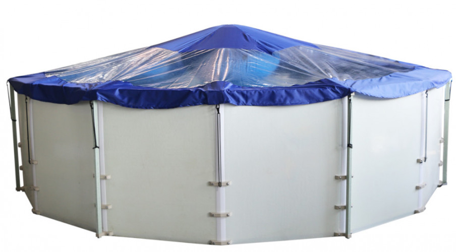 Тент для бассейна с надувной подушкой "Фиеста" в Хабаровске