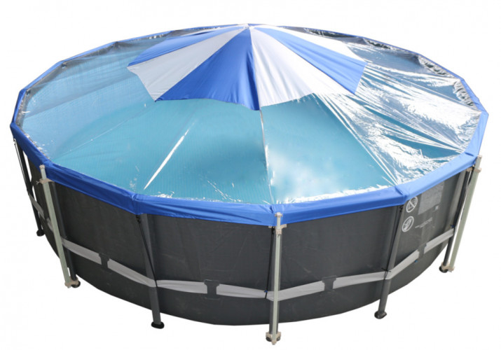 Тент для бассейна Intex/Bestway с надувной подушкой "Фиеста" в Хабаровске