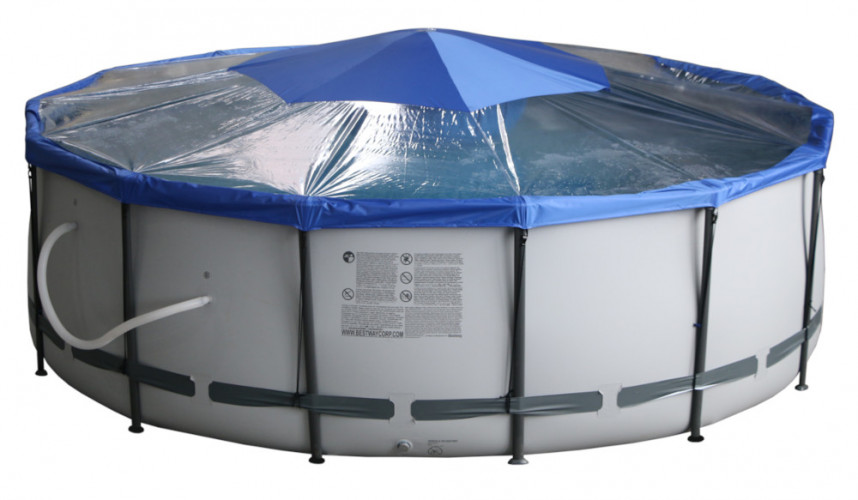 Тент для бассейна Intex/Bestway с надувной подушкой "Фиеста" в Хабаровске