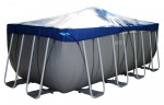 Тент для прямоугольного бассейна Intex/Bestway с надувной подушкой "Фиеста" в Хабаровске