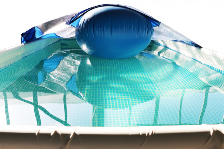 Тент для прямоугольного бассейна Intex/Bestway с надувной подушкой "Фиеста" в Хабаровске