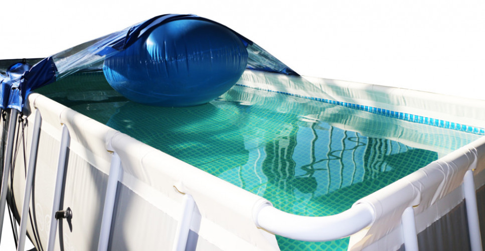 Тент для прямоугольного бассейна Intex/Bestway с надувной подушкой "Фиеста" в Хабаровске