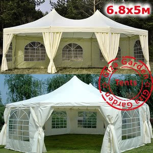 Шатер Пагода восьмиугольная 6,8 х 5 м Giza Garden в Хабаровске