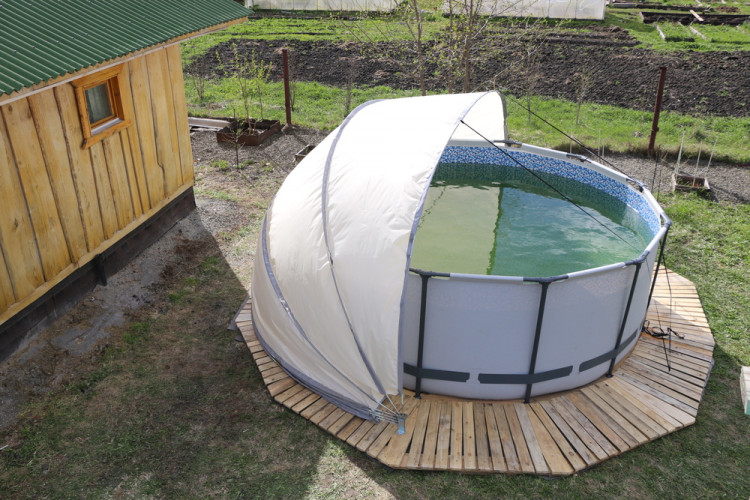 Купол-тент для бассейнов "Фиеста" КОМБИ в Хабаровске