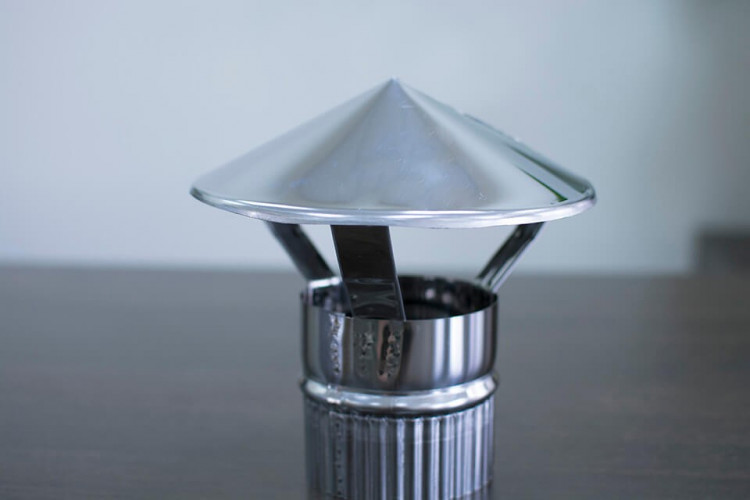 Зонт-дымник на трубу d-80 мм.(нерж) в Хабаровске