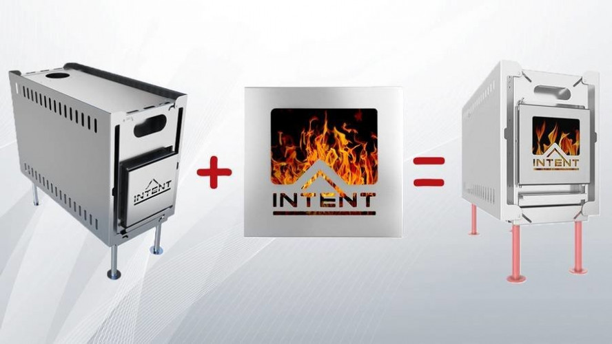 Стеклянная дверца для печи Intent в Хабаровске