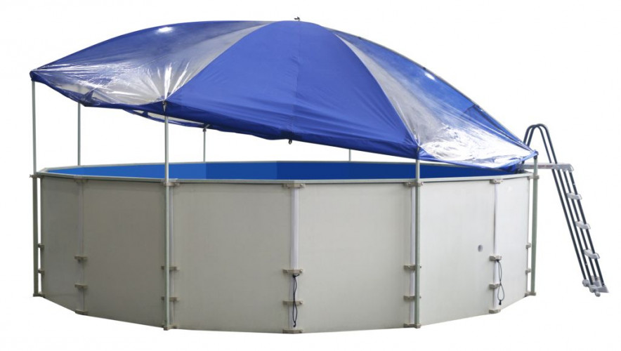 Подъемный тент-навес для бассейна "Фиеста" в Хабаровске