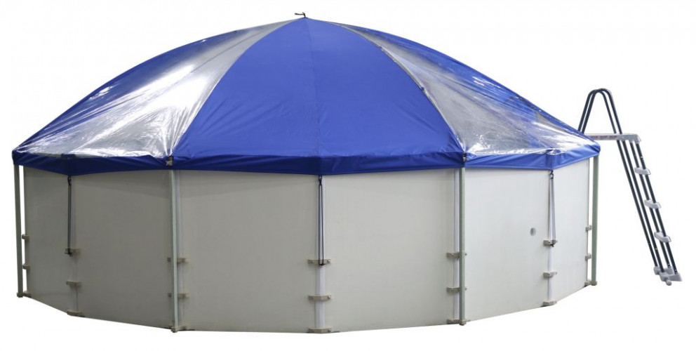 Подъемный тент-навес для бассейна "Фиеста" в Хабаровске