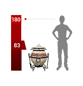 Тандыр Легенды с эффектом кракле в Хабаровске