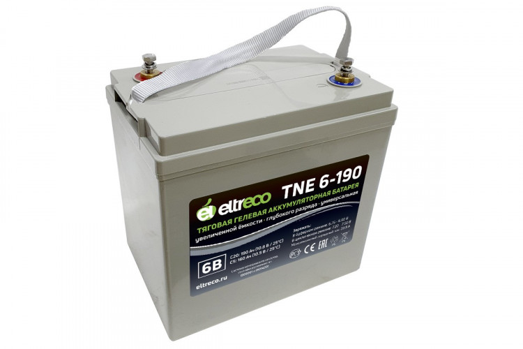 Тяговый аккумулятор Eltreco TNE6-190 (6V150A/H C3) в Хабаровске