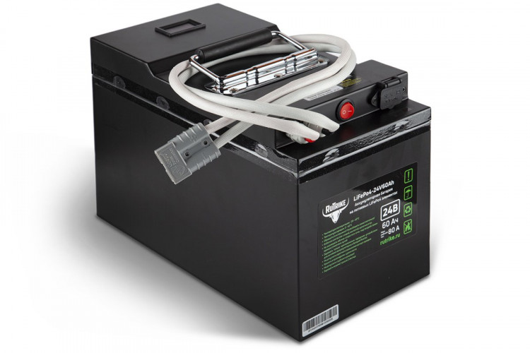 Тяговый железо-фосфатный аккумулятор RuTrike LiFePO4 60V48Ah (60А) в Хабаровске