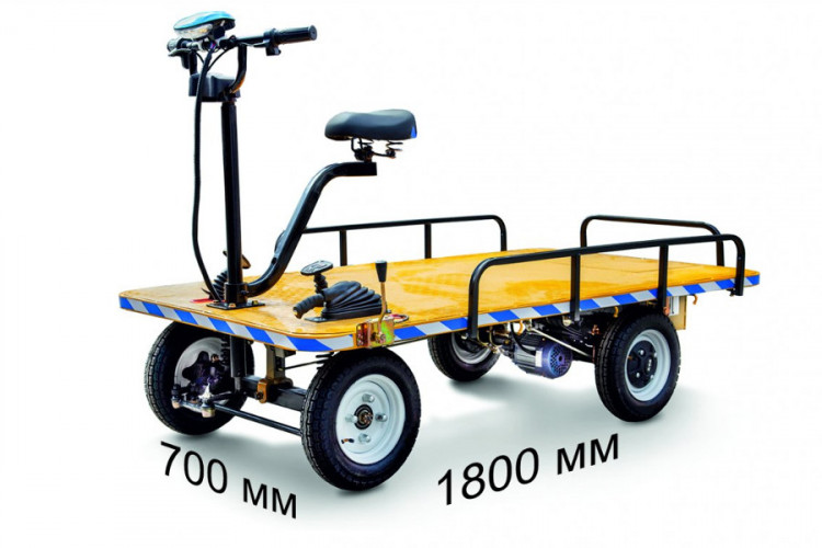 Грузовая электрическая тележка RuTrike СКЛАД 1800 в Хабаровске