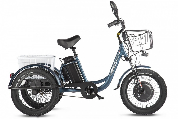 Трицикл Eltreco Porter Fat 500 серебро в Хабаровске