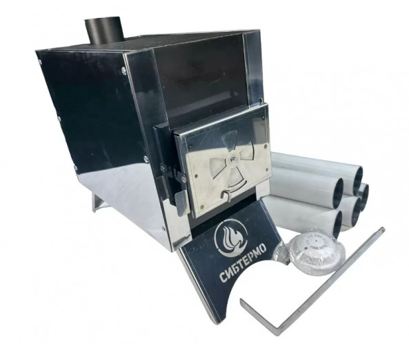 Печь дровяная Сибирка малая из нержавейки в Хабаровске