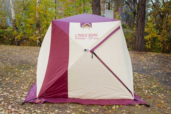 Зимняя палатка для рыбалки Куб Снегирь 3T Long в Хабаровске