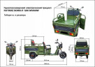 Грузовой электрический трицикл RuTrike Вояж П Трансформер в Хабаровске