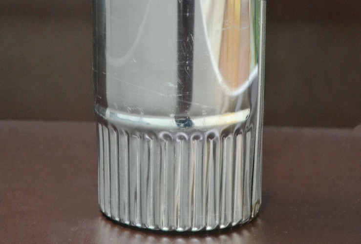 Сегмент трубы дымохода 90 мм. в Хабаровске