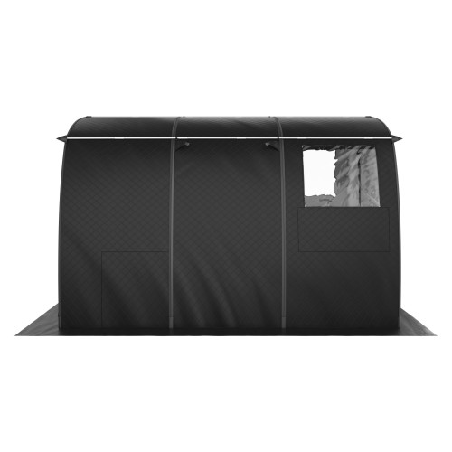 Мобильная баня-палатка МОРЖ Max (Черный) в Хабаровске