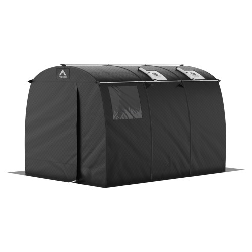 Мобильная баня-палатка МОРЖ Max (Черный) в Хабаровске