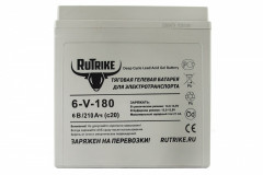 Тяговый гелевый аккумулятор RuTrike 3-EVF-180A (6V180A/H C3) Тяговый гелевый аккумулятор RuTrike 3-EVF-180A (6V180A/H C3)