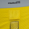 Палатка для рыбалки Helios утепл. Куб 1,8х1,8 желтый/серый в Хабаровске