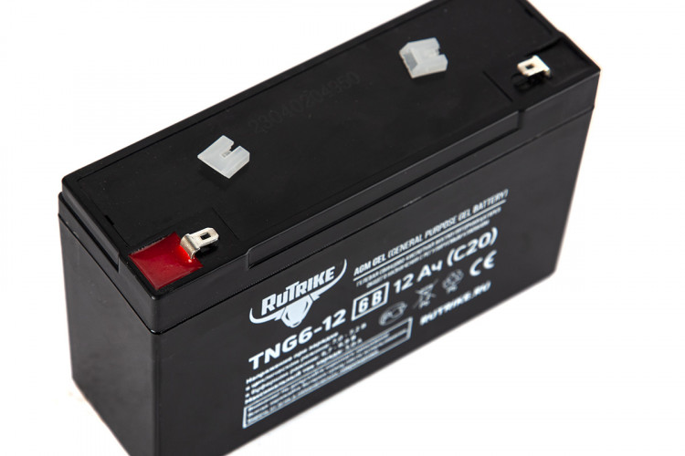 Тяговый гелевый аккумулятор RuTrike TNG 6-12 (6V12A/H C20) в Хабаровске