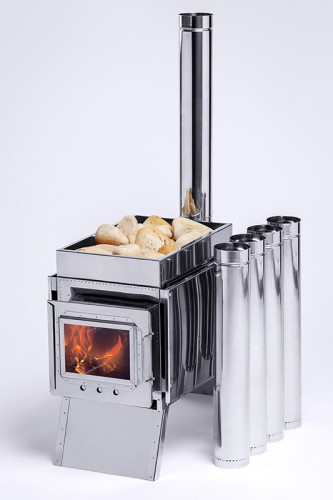 Печь-камин Инвент большая в Хабаровске