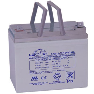 Аккумулятор Leoch DJW1233 AMG (12 В, 33 Ач) в Хабаровске