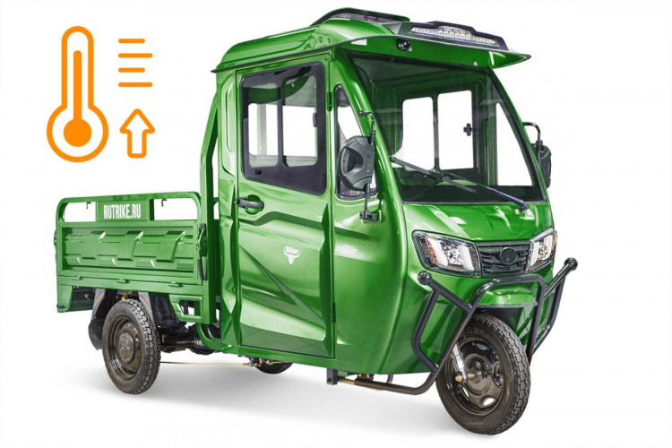 Электротрицикл Rutrike КАРГО Кабина обогрев 1500 грузовой в Хабаровске