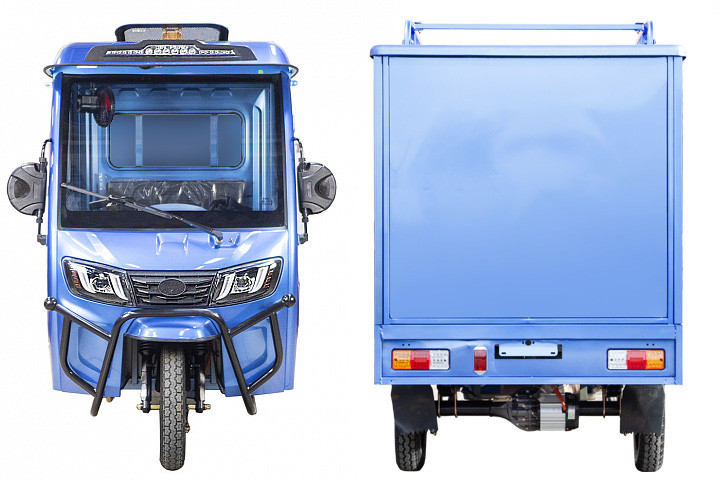 Электротрицикл Rutrike КАРГО Кабина Дуал обогрев 1500 фургон в Хабаровске