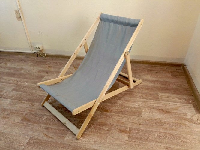 Кресло-шезлонг деревянное складное в Хабаровске