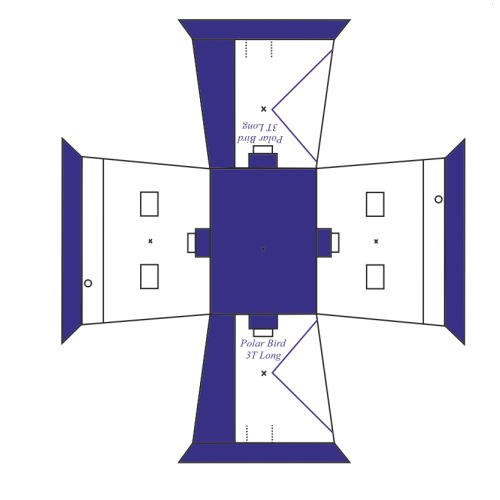 Зимняя палатка Polar Bird 4T Long компакт в Хабаровске