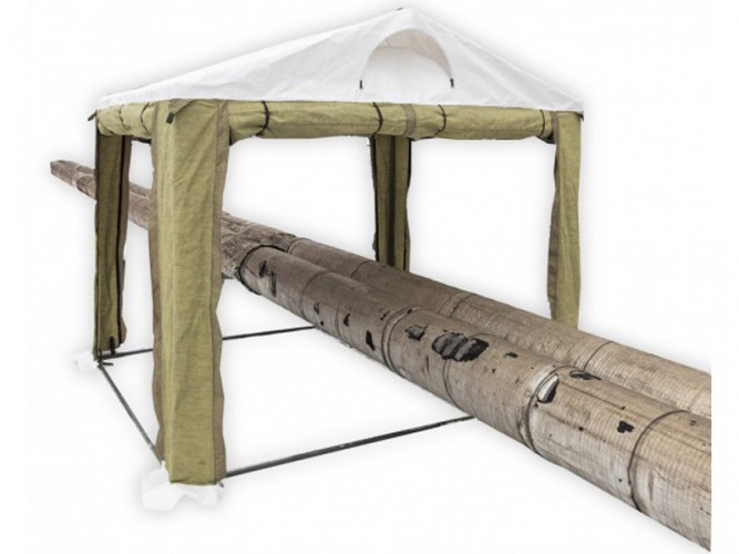 Палатка сварщика 2,0 X 2,0 ПВХ/брезент в Хабаровске