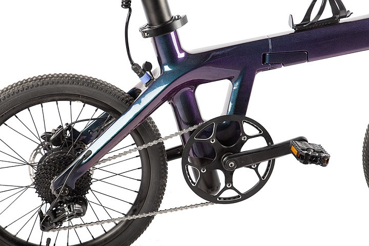 Электровелосипед складной Carbon 20" Sporto в Хабаровске