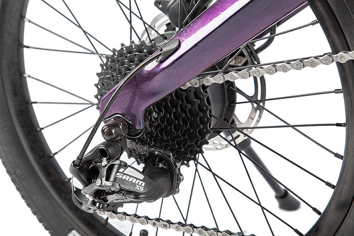 Электровелосипед складной Carbon 20" Sporto в Хабаровске