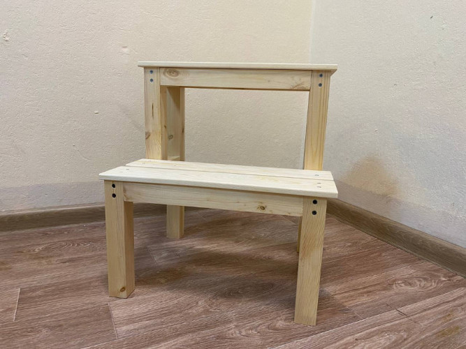 Табурет-стремянка деревянный в Хабаровске